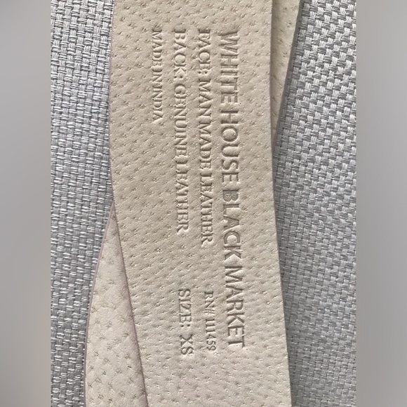 White House Black Market Leather Belt - Picture 4 of 10
